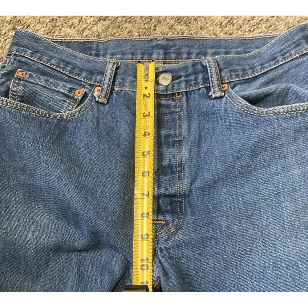Levi's 501 XX Jeans Mens W34 L34 Actual 34x29 Button Fly Straight Leg Vintage - Picture 12 of 13